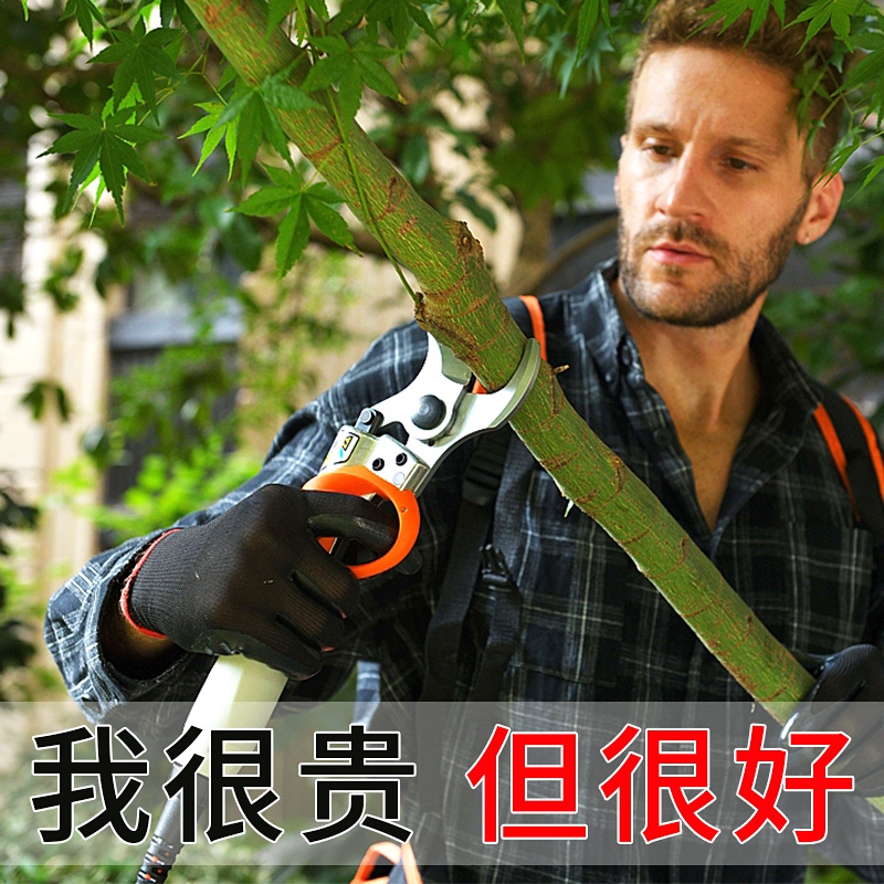 Germany powerful electric scissors fruit tree scissors rechargeable lithium battery garden electric pruning shear thick branch pruning machine