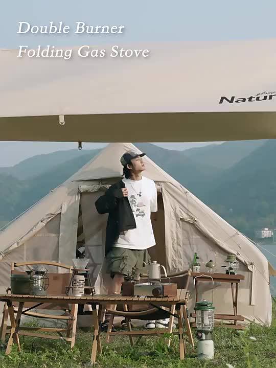 Wholesale Naturehike outdoor picnic camping cookware gas cooker portable foldable  double burner camping stove From m.alibaba.com