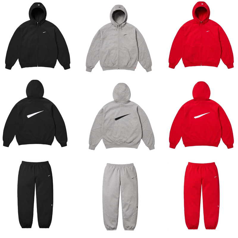 Three-Color Zip-Up Hoodie