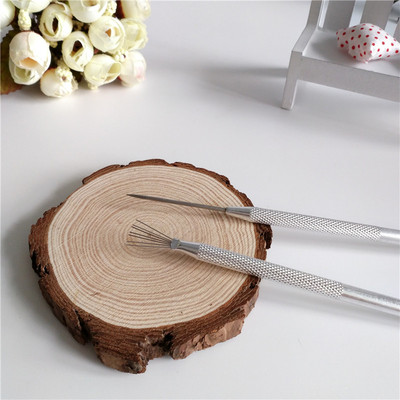 Ultra-light soil seven needle steel needle brush clay soft clay auxiliary modeling tool detail needle tool