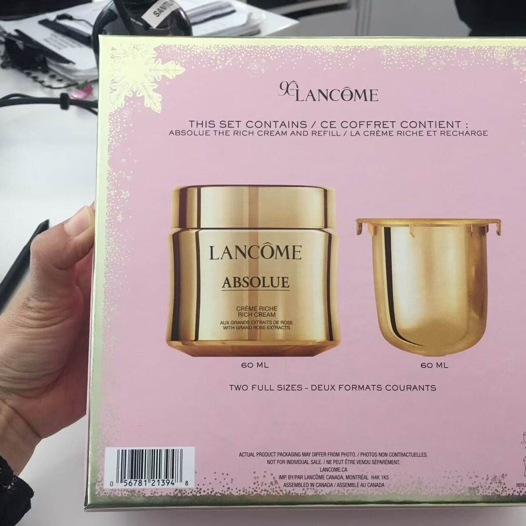 【ไม่มีเหตุผลในการคืนสินค้าภายใน 7 วัน】】 ชุดเติม/รีฟิล Lancôme Advanced Génifique ขนาดพิเศษ จากเคาน์เตอร์ประเทศแคนาดา
