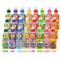 6 bottles of Korean Le Palululu children lactic acid bacteria beverage strawberry mango green grape flavor 235ml