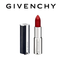 [Chính thức xác thực] Givenchy mờ da cừu son môi mật độ cao 榭 榭 mờ son môi bền lâu giữ ẩm black rouge half n half water velvet