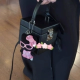 Hello Kitty, подвеска, черный брелок для принцессы