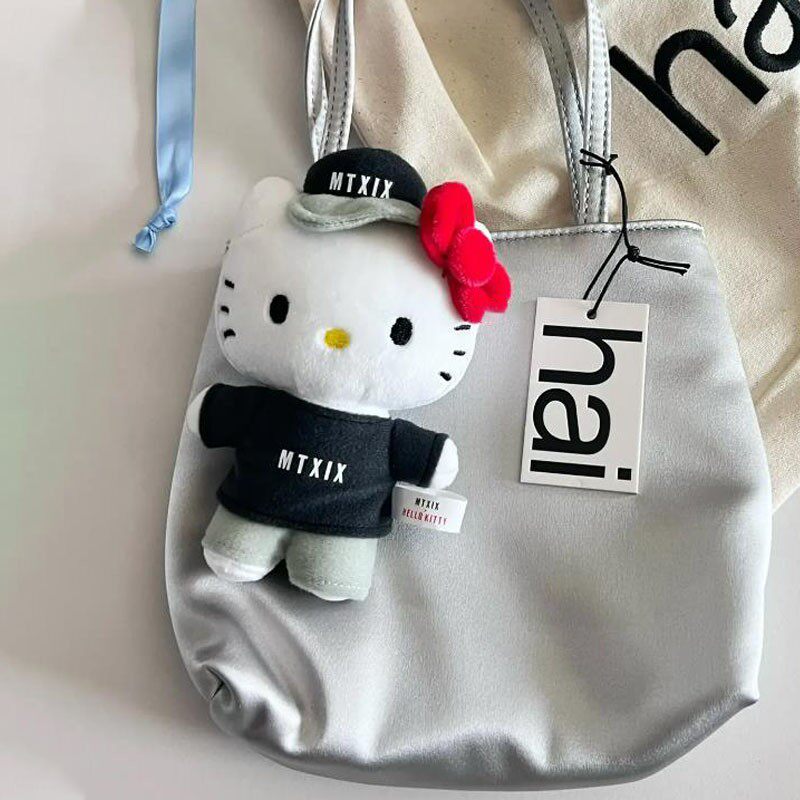 大小姐hellokitty包包挂件毛绒公仔哈喽KT猫玩偶hallo书包小饰品-阿里巴巴