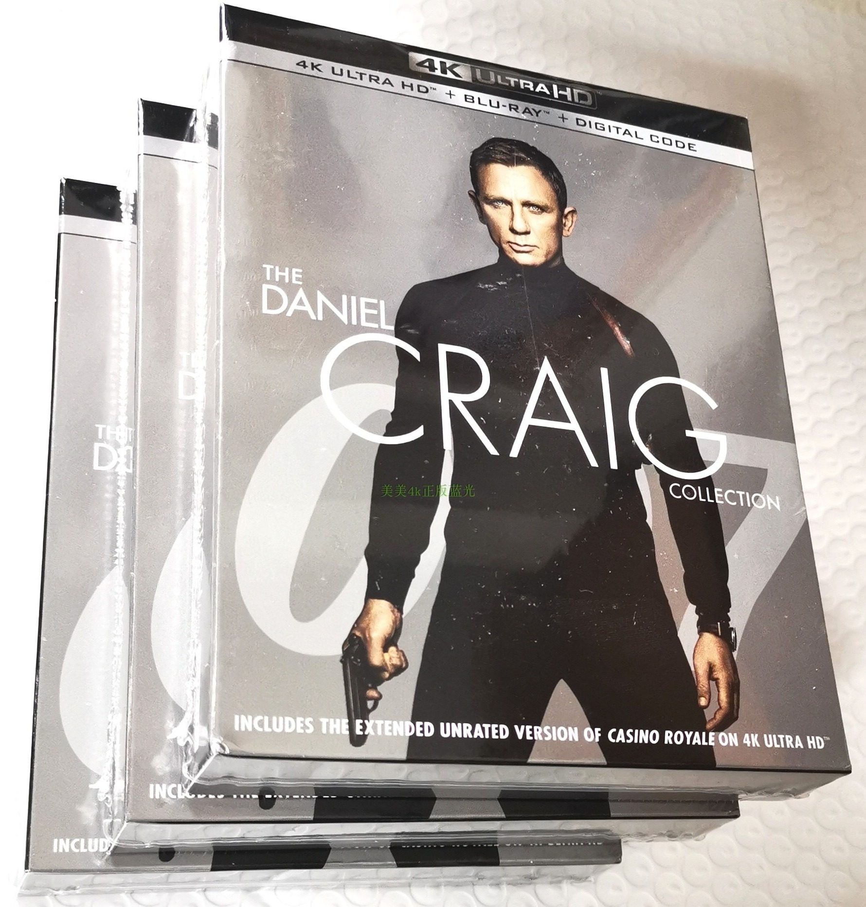 Spot Genuine 007 Royal Casino Quantum Crisis Sky Act Killing Machine Ghost party 4K UHD Chinese characters 4 parts 8 discs US