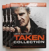 Road genuine Blu-ray Taken 3-Movie Hurricane Rescue 123 Trilogy 3 Sauces 3 Disc Suits in the Chinese Word US Beauty