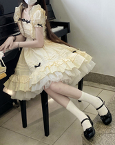 (Twilight Girl) Original elegant and sweet cla line lolita daily square neck dress Lolita