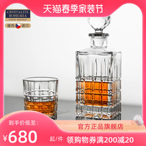 Czech BOHEMIA Imports of crystal glass whisky glasses of wine bottles Suits Creative Individuality Foreign Wine Glasses