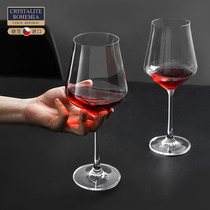 Czech BOHEMIA original imported light luxury crystal wine glasses wine glasses restaurant bar home