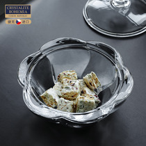 Czech Imports BOHEMIA Crystal Glass Home Fruits Pan Dried Fruit Cartridges Cover Creative Sugar Vat big wedding