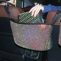 Car chair back bag with drill storage bag multi-function creative car sundries bag