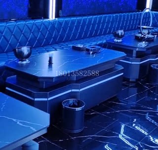 Bar ktv sofa coffee table luminous box deck