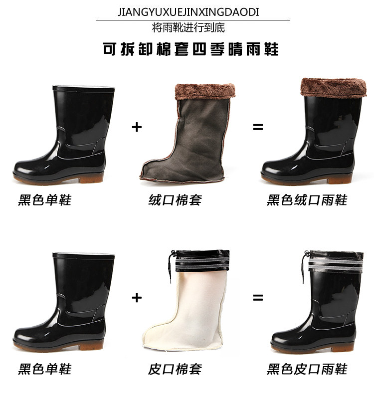 Chaussures - bottes caoutchouc homme pour printemps - semelle tendon - Ref 963689 Image 15