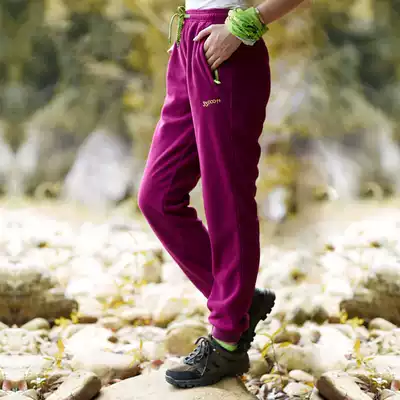 Fleece pants men's outdoor large size autumn and winter warm stormtrooper pants liner breathable outer wear sports pants women's fleece pants