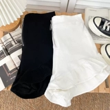 Дизайнерские милые приталенные штаны, джинсовая юбка, шорты, тренд сезона, высокая талия