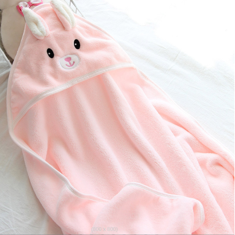 Baby Cape Baby Holding Blanket Newborn Bag Stuffed With Swaddle Super Soft And Warm Suede Child Bath Towels Four Seasons-Taobao