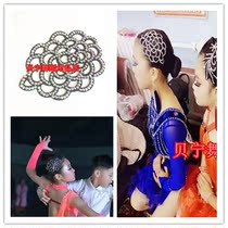 Benin Dance Supply Store Modern Dance Accessories Hand-made imitation Olympic Diamond Latin Dance Headwear Dance Accessories