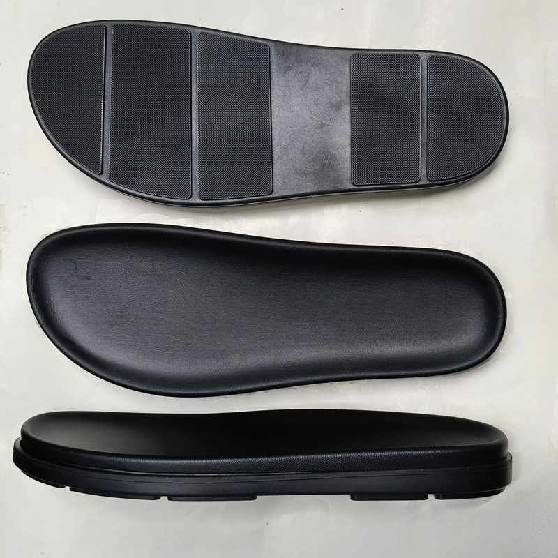 Men's Sandals with Rubber Anti-Slip Pads on the Bottom Layer and Pu on the Upper Layer, Soft and Comfortable Flat Slippers, Sole Repair and Replacement Men's Sandals with Rubber Anti-Slip Pads on the Bottom Layer and Pu on the Upper Layer, Soft and Comfortable Flat Slippers, Sole Repair and Replacement
