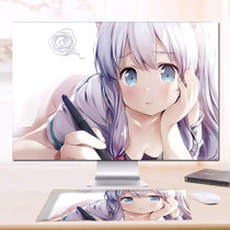 Computer cover dust cover desktop computer cloth LCD monitor keyboard host protective cover screen cover cloth cartoon