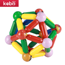 Cobo magnetic rod large small noble wisdom stick 2 years and a half 3 years old baby early education educational toys magnetic building blocks