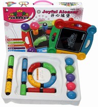 Cobo little noble Happy Castle Super thick magnetic stick Magnetic building blocks Baby gift toys over 2 years old