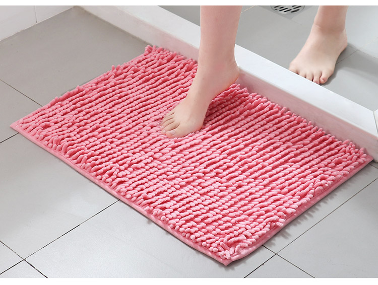Kiểu Nhật thảm sàn nhà vệ sinh phòng khách thảm thấm thảm chùi chân chenille thảm đơn giản cửa mat thảm không trơn trượt - Thảm sàn thảm xốp