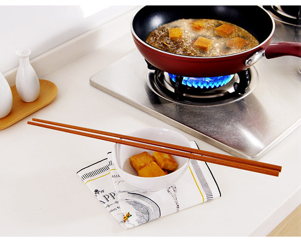 X chống vảy dài đũa bếp bằng gỗ siêu dài mỳ đũa nhà lẩu rán chiên rán cánh gà bộ chén đĩa