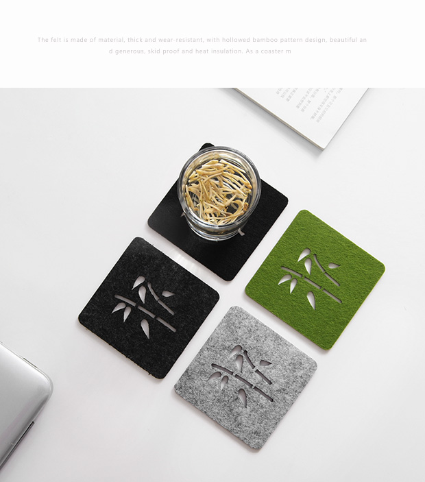 Tấm cách nhiệt chịu nhiệt mat Chống trượt nồi mat bàn mat nước cốc mat trà coaster Thời trang coaster bát mat - Tách cốc cafe giữ nhiệt