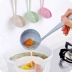 Tay cầm dài colander sôi thìa sôi nồi lẩu thìa nhựa bếp cháo thìa xào