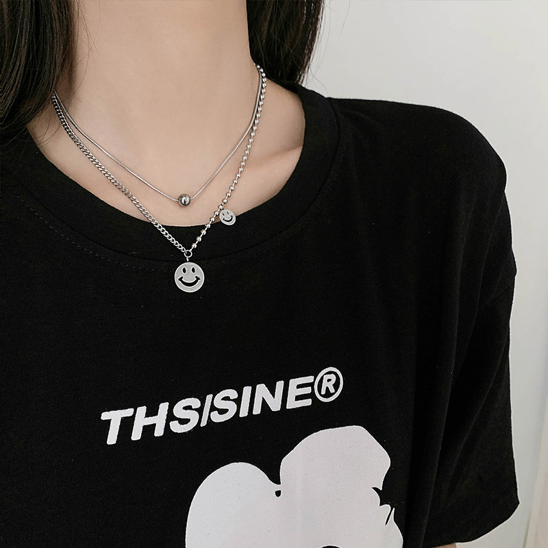 X17572020 new pattern Necklace Light luxury Minority tide Hip hop necklace female ins Cold wind have more cash than can be accounted for Pendants sweater chain