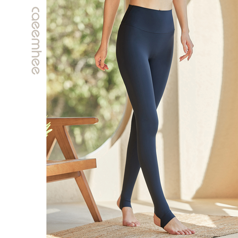 Kayi Yoga suit professional high-end fashion naked foot yoga pants high waist and hips wear spring and summer trousers