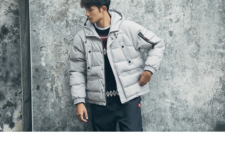 Raul Nhật Bản mùa đông retro màu rắn độn áo khoác nam dụng cụ áo khoác cotton áo bông thủy triều những người yêu thích thương hiệu áo khoác da nam
