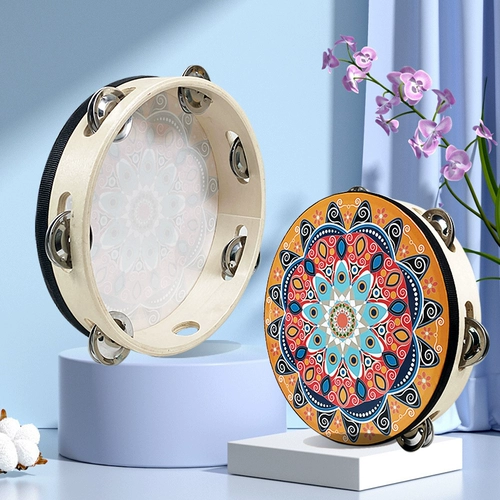 Орф ударный инструмент бубен музыкальный танцевальный реквизит детский Дуньхуан Синьцзян-Уйгурский летающий ручной барабан