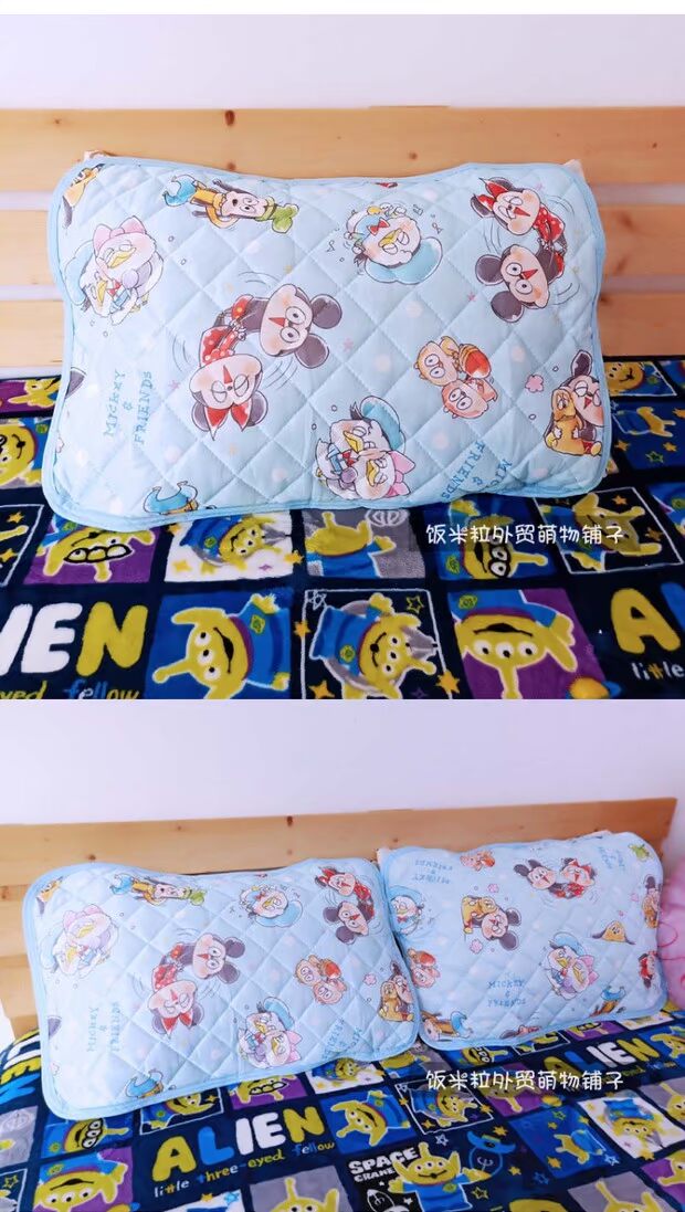 Cảm giác mát mẻ gối, khăn gối, gối Mickey Donald dễ thương ngộ nghĩnh, gà rán trông thật tuyệt - Khăn gối khăn choàng gối