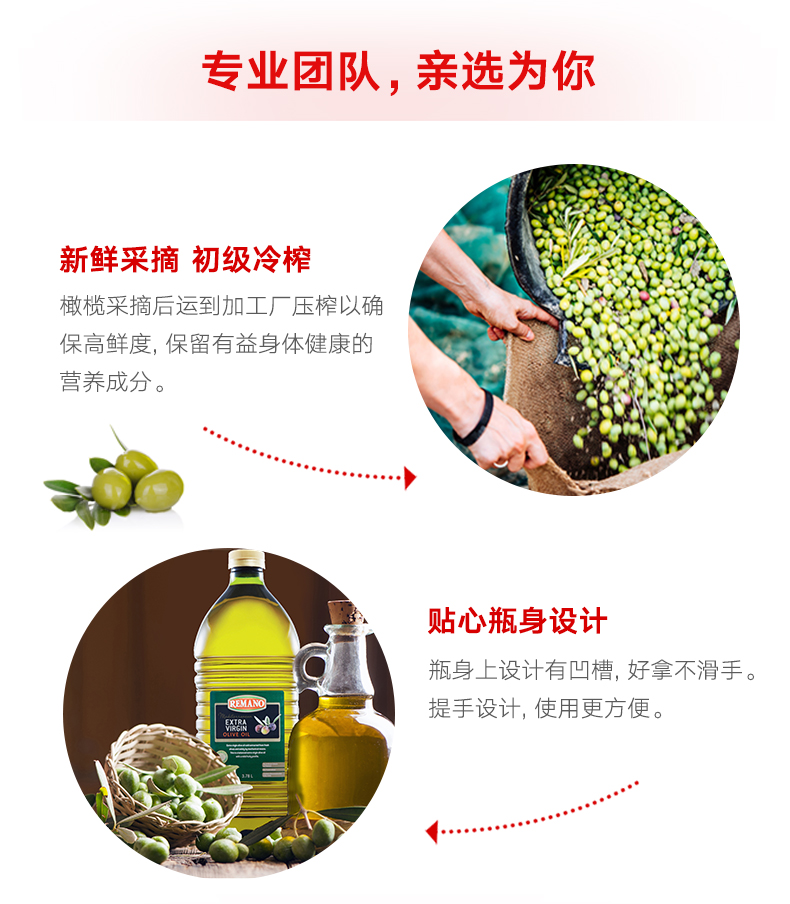 奥乐齐 西班牙进口 特级初榨橄榄油 3.78L 图6