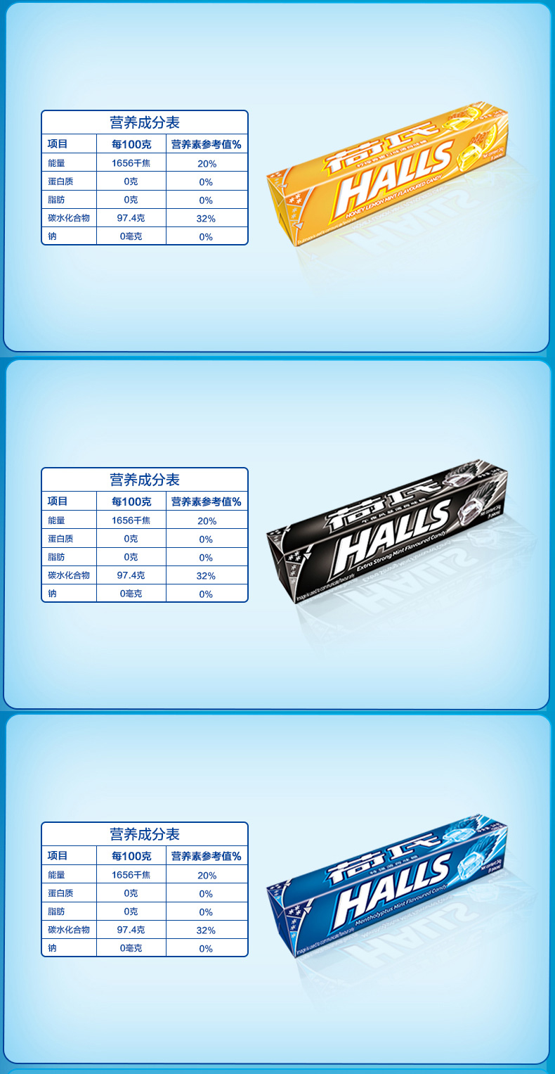 奥乐齐 荷氏 薄荷糖 硬糖 34g*20条 2种口味 图4