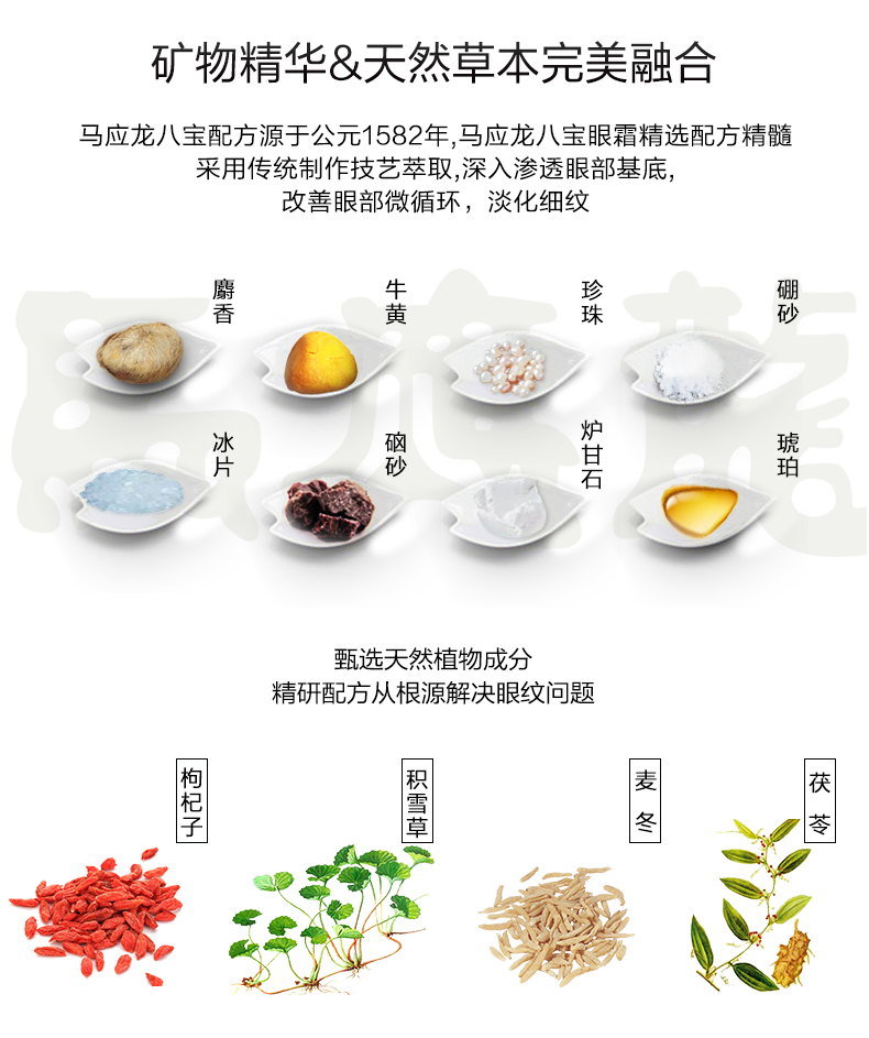 马应龙 八宝金珍珠眼霜 图2