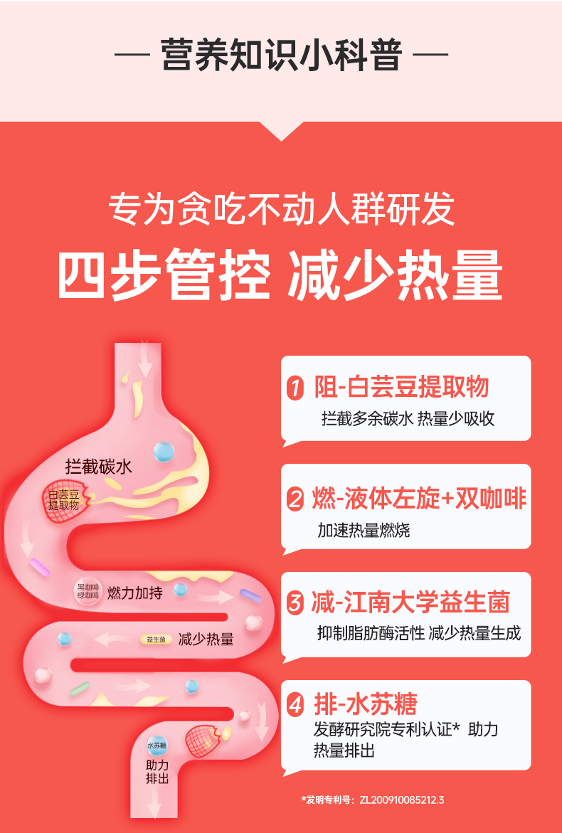 【中国直邮】姿美堂  酵素  嗨吃燃燃  左旋肉碱咖啡风味饮品  减肥 燃烧脂肪 柠檬西柚味 吉娜 颖儿同款 45ml*7袋