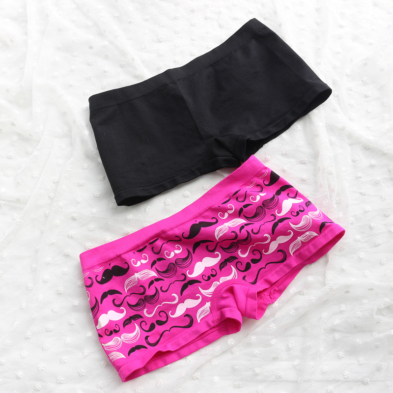 P116｜2 Pairs of Export-Grade American Seamless Elastic Ultra-Low-Waist Women's Boxer Briefs, Soft and Comfortable Underwear
