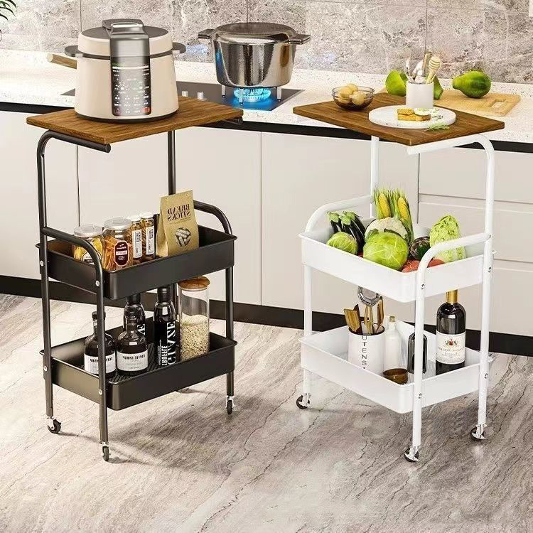 Storage Rack Bedside Table Multi-Layer Bathroom Bedroom Snack Baby Toilet Storage Kitchen Shelf Space-Saving