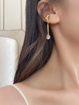 innosense asymmetric ear clip 2020 new earrings female ear clip long temperament earrings fashion earrings