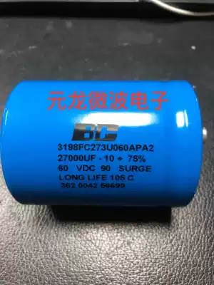 3198FC273U060APA2 27000UF-10 75% 60VDC 90 SURGE LONG LIFE105