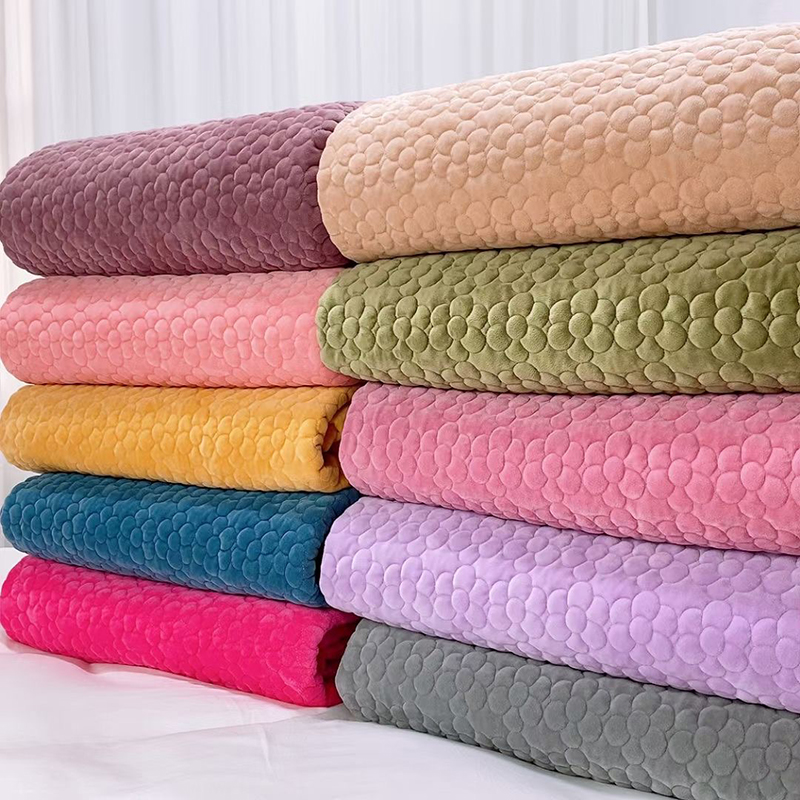 Korean Milk Suede High-end Light Lavish Bed Cover Quilted Cotton Sheet 2021 New Thickened Coral Flannel Flannel