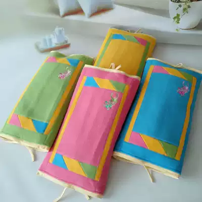 South Korea imported double-layer cloth tether high quality buckwheat pillow breathable plain cloth removable and wash wind exquisite embroidery home pillow