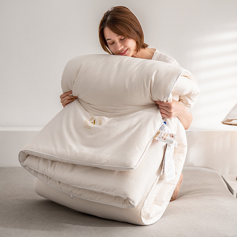 New Frontier Cotton Soy Bean Quilt Full Cotton 30% Organic Soy Protein Fiber Warm Thickening Autumn winter quilts by A type quilt core quilts