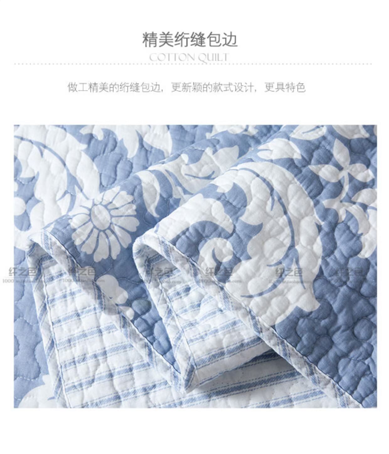 Bông Mỹ được bọc bởi ga trải giường ba bộ ga trải giường cotton đôi được giặt vào mùa thu và mùa đông ga trải giường chống thấm