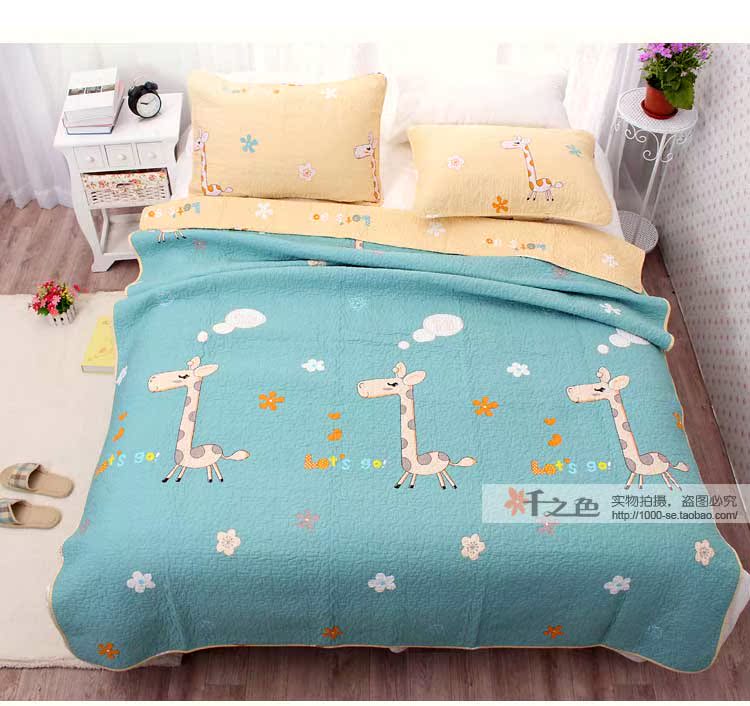 Các phim hoạt hình mới twill quilting được bao phủ bởi một hai mảnh điều hòa không khí của một đứa trẻ cotton 1.2 m giường bìa duy nhất mảnh mùa hè mát mẻ bìa