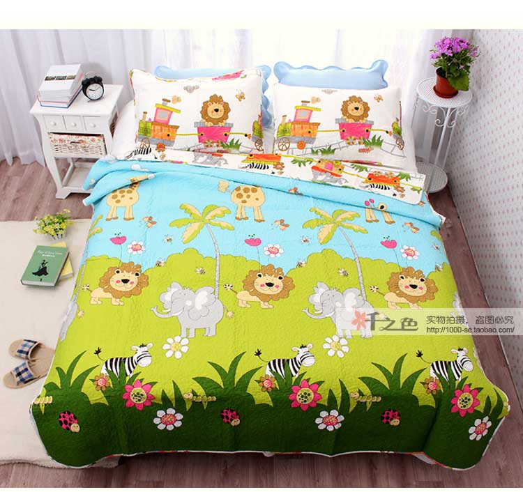 Các phim hoạt hình mới twill quilting được bao phủ bởi một hai mảnh điều hòa không khí của một đứa trẻ cotton 1.2 m giường bìa duy nhất mảnh mùa hè mát mẻ bìa