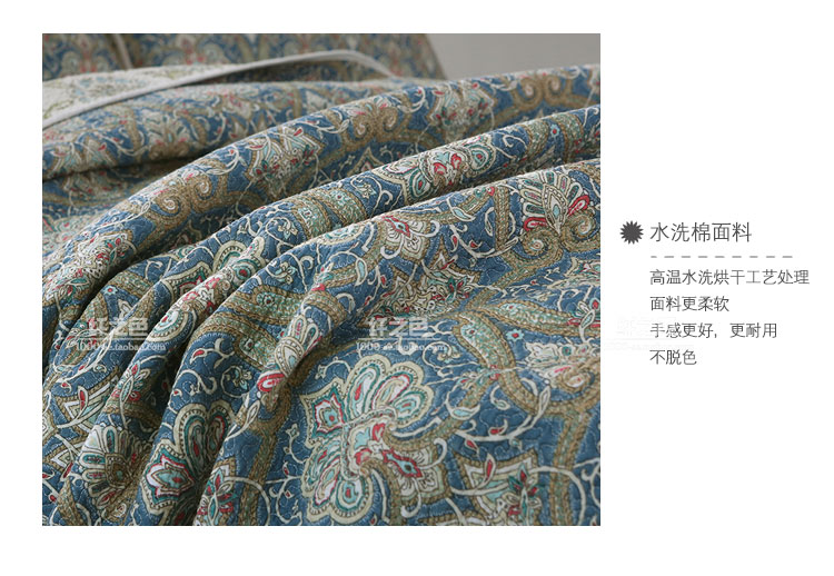 Châu Âu retro đôi QUILT đa năng ba mảnh máy lạnh khăn trải giường trải giường bông cotton mùa hè đang được pad - Trải giường tấm trải giường